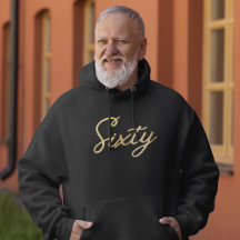 Moderne 60e verjaardag Simple Sixty Gold