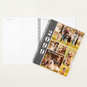 Moderne 6 fotocollage gepersonaliseerd planner (Display)