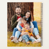 Moderne 6 Fotocollage Gepersonaliseerde Planner (Achterkant)