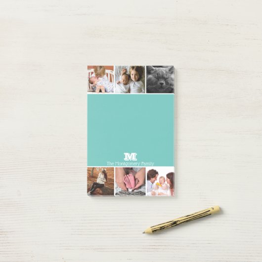 Moderne 6-reeks fotostrip | Gepersonaliseerd Post-it® Notes