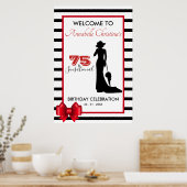 Moderne 75 & SENSATIONAL Event Party Affiche de bi (Cuisine)