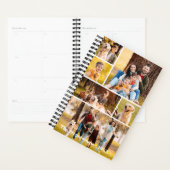 Moderne 7 fotocollage gepersonaliseerde planner (Display)