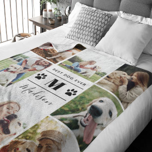 Moderne 8 foto-inkuiling fleece deken