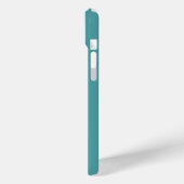 Moderne 8 Huisdier Foto Teal Case-Mate iPhone Case (Achterkant / Links)