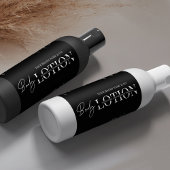 Moderne 8 OZ Bouteille cosmétique Étiquette de la