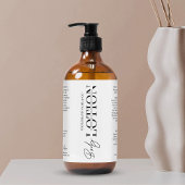 Moderne 8 OZ Cosmo Bouteille Étiquette de lave-cor