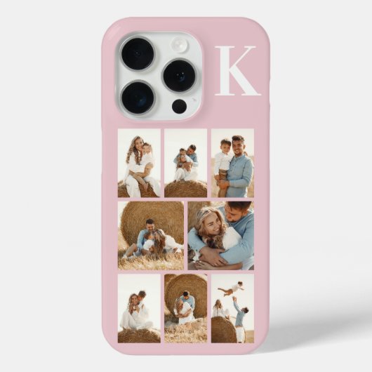Moderne 8 Roze Blush Roze Case-Mate iPhone Case (Achterkant)