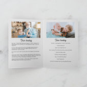 Moderne 9-foto gevouwen begrafenis/viering van het programma (Binnen)