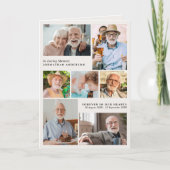 Moderne 9-foto in liefdevolle herinnering gevouwen programma (Voorkant)