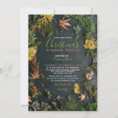 Moderne À feuillage persistant verdure Invitation  (Devant)