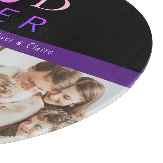 Moderne aandenken Beste pap foto collage vaders da Snijplank (Hoek)