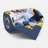 Moderne Aandenken Multi Foto Aangepaste Afbeelding Stropdas (Opgerold)