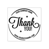 Moderne, aangepaste bedrijven - Hartelijk dank Rubberstempel (Afrduk)