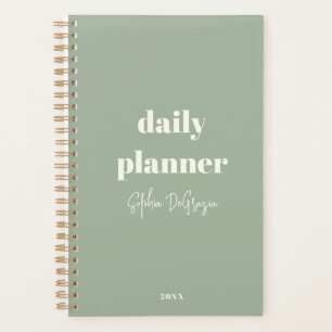 Moderne aangepaste Boho chique minimalistische dag Planner