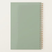 Moderne aangepaste Boho chique minimalistische dag Planner (Achterkant)