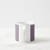 Moderne Aangepaste Doktersnaam Met Datum Violet Espresso Kop (Achterkant)