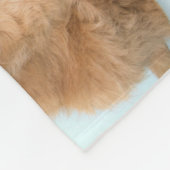 Moderne aangepaste familienaam en foto's fleece deken (Hoek)