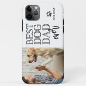 Moderne Aangepaste foto Beste hond Pap Case-Mate iPhone Case (Achterkant)
