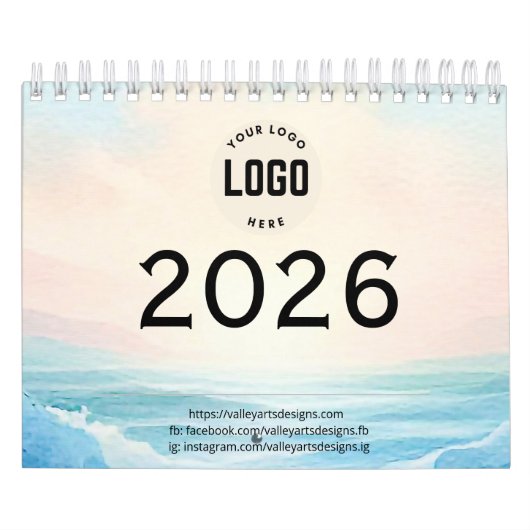 Moderne aangepaste foto Creëer uw eigen agenda Kalender (Hoes)