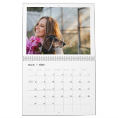 Moderne aangepaste foto Creëer Uw eigen elegant sc Kalender (Mar 2026)