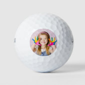 Moderne aangepaste foto golfballen (Voorkant)
