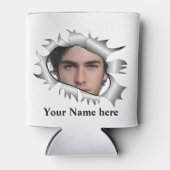 Moderne aangepaste foto in een gat blikjeskoeler (Voorkant)