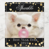 Moderne aangepaste foto | Pet Star Wijn Etiket (Enkel label)