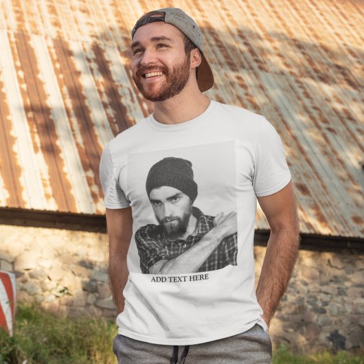 Moderne aangepaste foto t-shirt