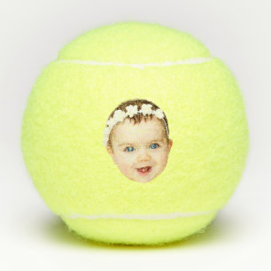 Moderne aangepaste foto Uw Afbeelding Beste cadeau Tennisballen