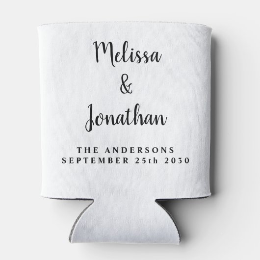 Moderne aangepaste foto van mij om weddenschap te blikjeskoeler (Achterkant)