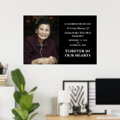 Moderne aangepaste foto voor altijd in ons hart poster (Thuiskantoor)