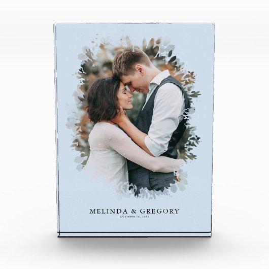 Moderne aangepaste fotocadeaubon Home Decor Fotoblokken (Voorkant)