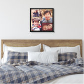 Moderne aangepaste fotocollage canvas afdruk (Insitu (Slaapkamer))