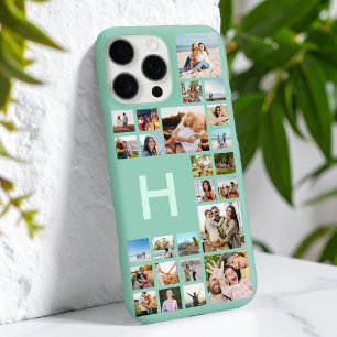 Moderne aangepaste fotocollage gepersonaliseerd mo iPhone 16 pro max hoesje