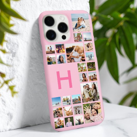 Moderne aangepaste fotocollage gepersonaliseerd mo Case-Mate iPhone case