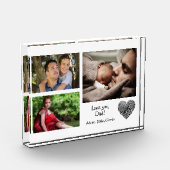 Moderne, aangepaste fotocollage liefde je vader bl fotoblokken (Links)