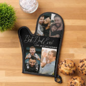 Moderne aangepaste fotocollage Vaderdag Ovenwant (Top down)