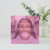 Moderne Aangepaste Fotosamenstelling Tekst Schatti Feestdagenkaart (Staand voorkant)