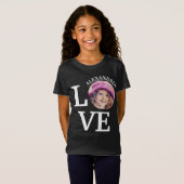 Moderne aangepaste fotosjabloon T-Shirt (Voorkant volledig)