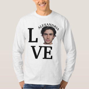 Moderne aangepaste fotosjabloon T-Shirt