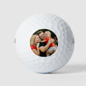 Moderne Aangepaste Gepersonaliseerde Foto Golfballen (Voorkant)