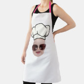 Moderne Aangepaste Gezichtsfoto Gepersonaliseerde Schort (Insitu)