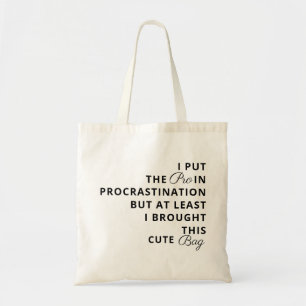 Moderne aangepaste grappige Casual zelfbewuste Hum Tote Bag