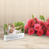 Moderne aangepaste grootmoeder citaat fotoblok