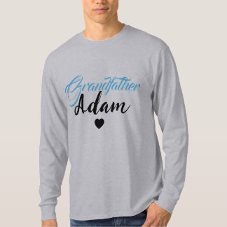 Moderne aangepaste grootvader naam - gepersonalise t-shirt