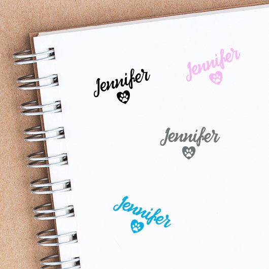 Moderne aangepaste handtekening 	rubberstempel