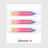 Moderne aangepaste installatiesticker sticker (Vel)