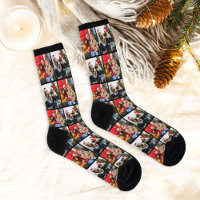 Moderne aangepaste kerst koppel 2 foto raster