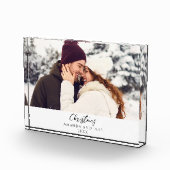 Moderne aangepaste kerstfoto fotoblokken (Rechts)