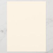 Moderne aangepaste logo crème professionele zaken flyer (Achterkant)